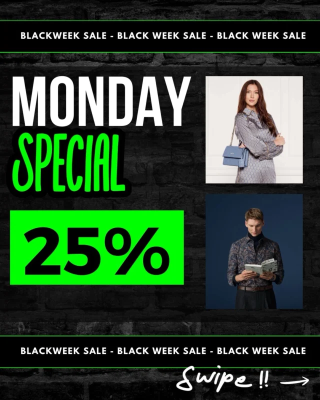 🔥 MONDAY SPECIAL🔥Nur heute sichern: 25% Rabatt im Rahmen unserer Black Week!Für Damen:
→ 25% auf alle Taschen & Geldbeutel – auch auf reduzierte Artikel.Für Herren:
→ 25% beim Kauf von 2 Hemden. Ebenfalls auch auf Reduzierte Artikel.Perfekt, um direkt zum Wochenstart ein paar neue Favoriten mitzunehmen. Nur am heutigen Montag, solange der Vorrat reicht! 🛍️#blackweek #mondaydeal #sale #wertingen #dillingen #meitingen #modehausschneider #rabattaktion #taschenliebe #geldbeutel #hemden #mensfashion #womensfashion #shoppingdeal #wertingen #dillingen #meitingen #lauingen #höchstädt #gundelfingen #donauwörth #augsburg #buttenwiesen #bissingen #thierhaupten #pfaffenhofen #glött #schrobenhausen